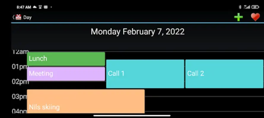 Calendar 2016 android App screenshot 1